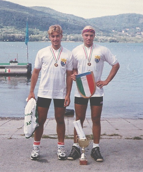 Andrea Rizzo Campione Italiano Assoluto Canottaggio 1996-1997