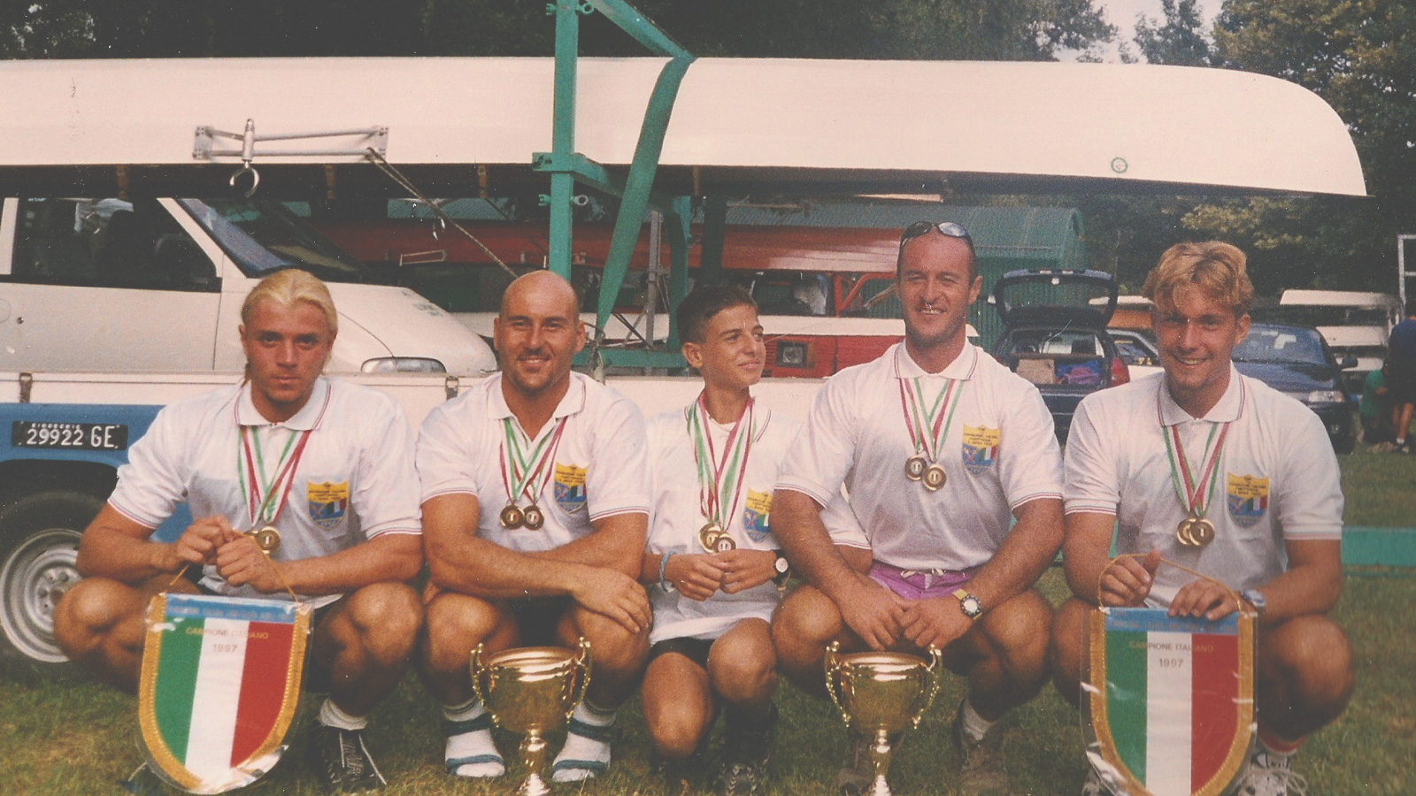 Andrea Rizzo Campione Italiano Assoluto Canottaggio 1996-1997